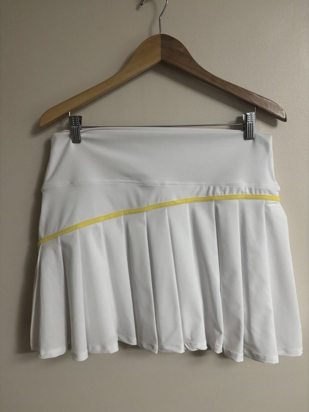 BEACH RIOT VENUS SKIRT Skort White Shorts Mini Active Tennis XL Pickleball - Picture 3 of 12